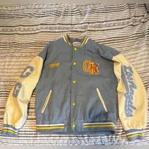 Insulated Funnel Varsity Jacket